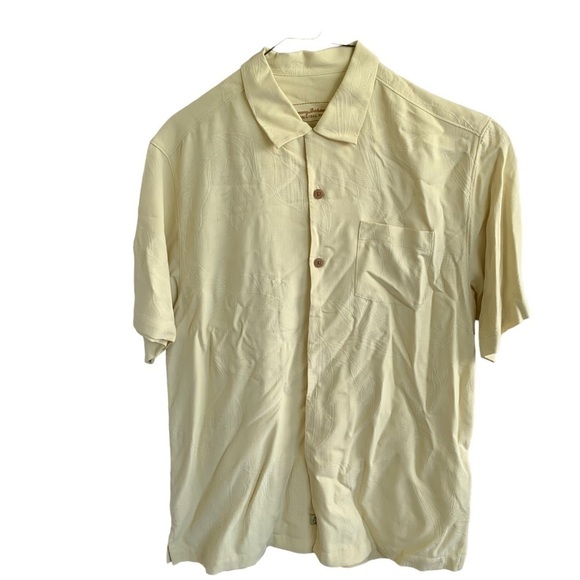 Tommy Bahama 100% Silk Short Sleeve Mens Hawaiian Shirt - Picture 1 of 6